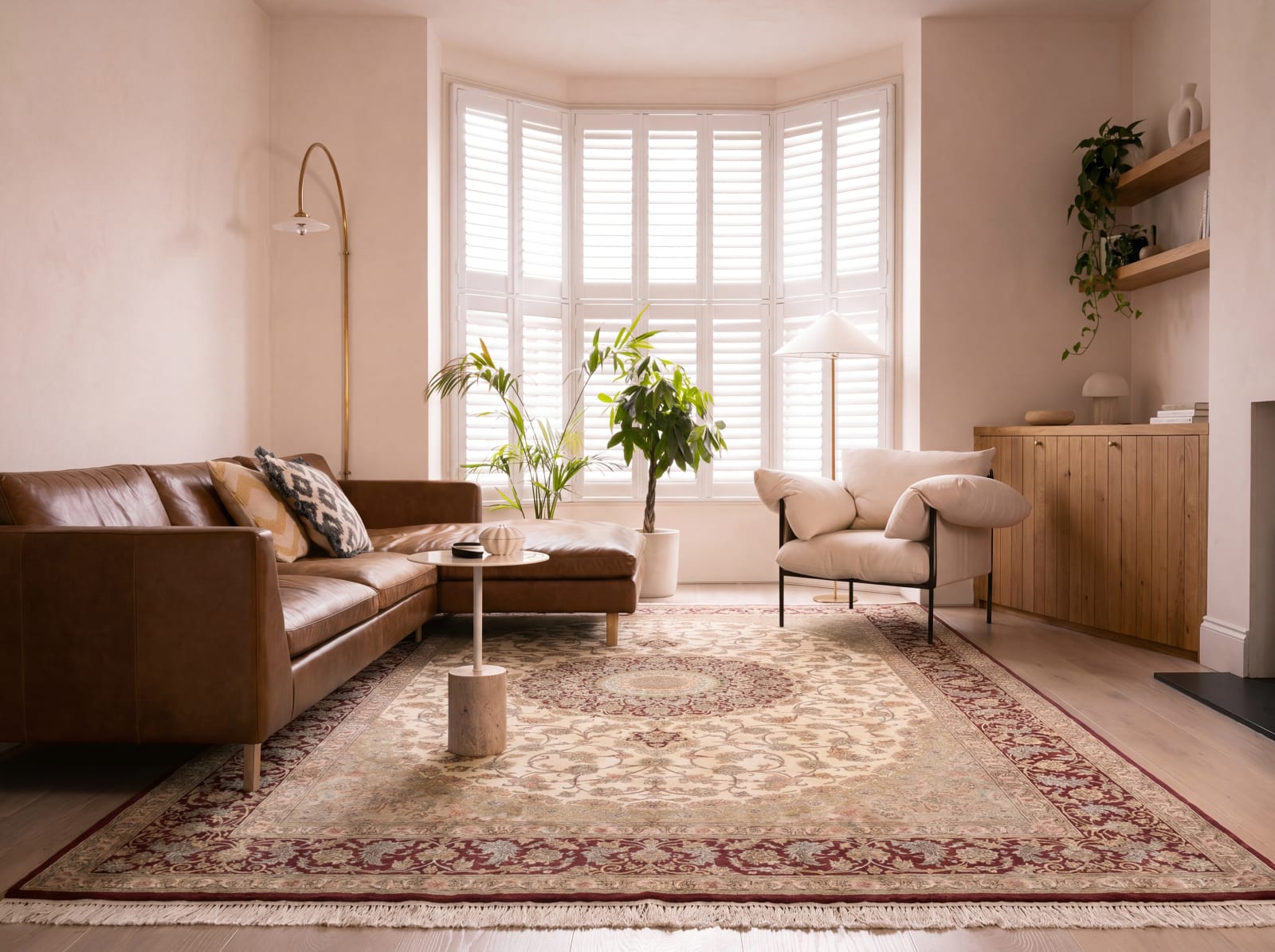 Persian rug in interior