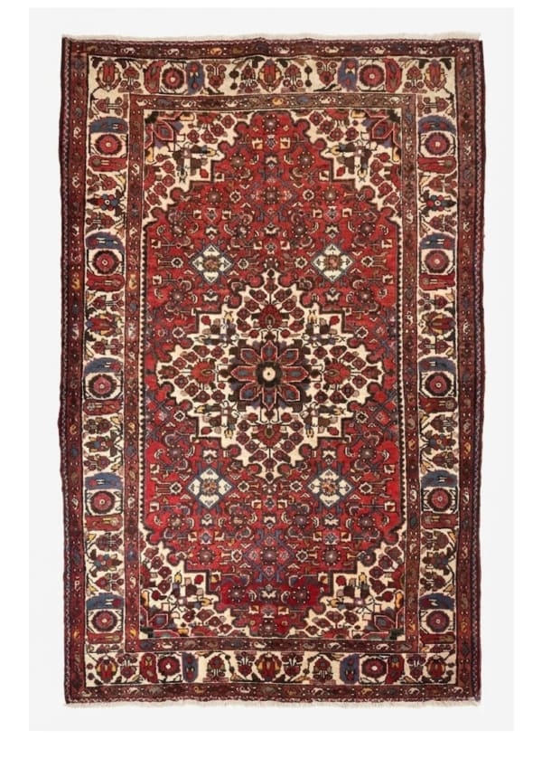 Hamadan Classic Medallion, tribal rug, 1.5 × 2.5 m (4'11" × 8'2"), Wool