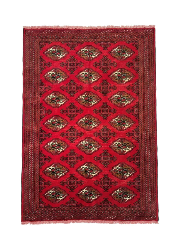 Turkmen Tekke Bokhara, tribal rug, 122 × 183 cm (4'0" × 6'0"), Wool