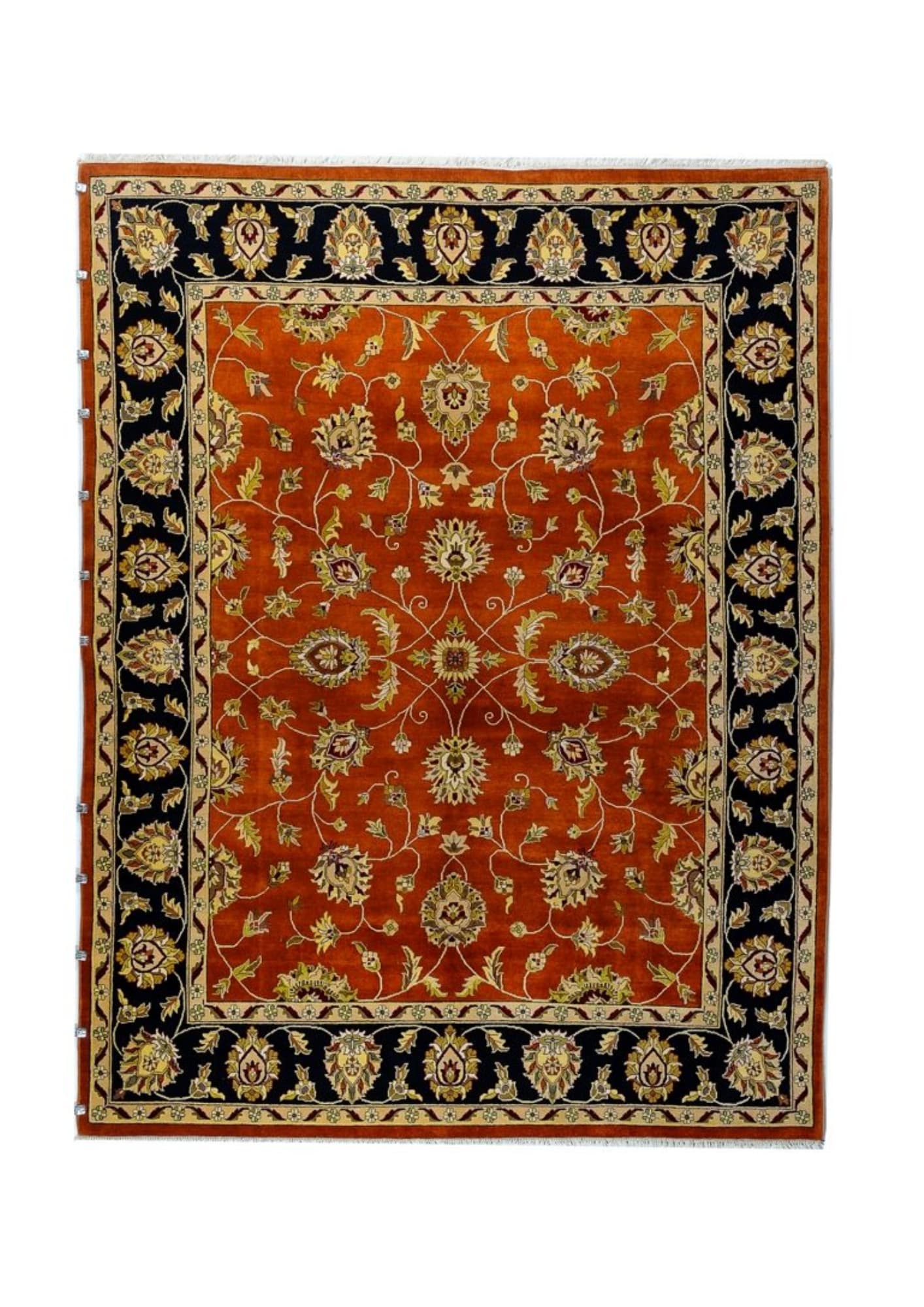 Superfine Sultan Abad - All Over Floral & Arabesque, Sultanabad persian rug, in orange, Wool, 243 × 304 cm (8'0" × 10'0"), Nasim Carpets Malaysia — view 1