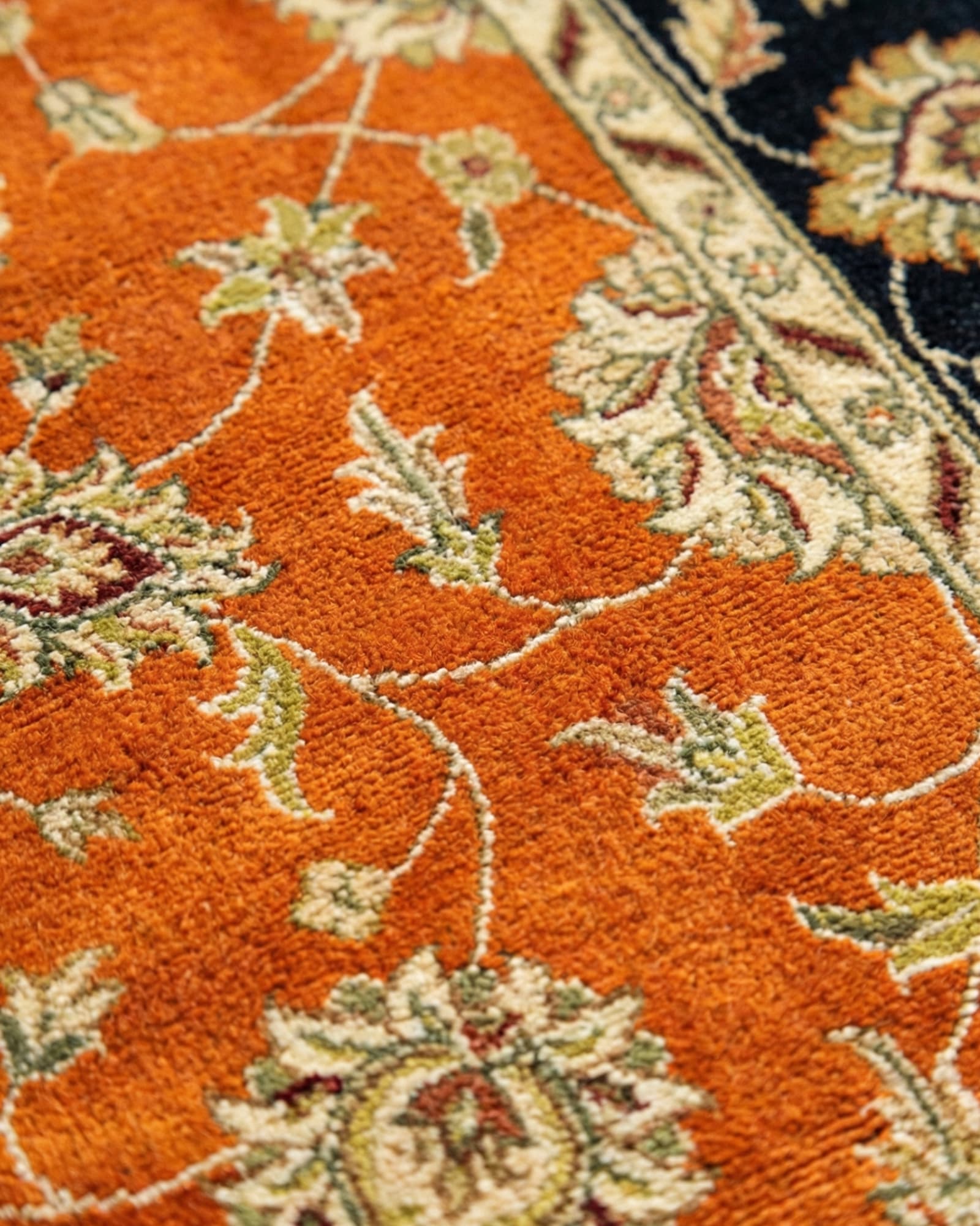 Superfine Sultan Abad - All Over Floral & Arabesque, Sultanabad persian rug, in orange, Wool, 243 × 304 cm (8'0" × 10'0"), Nasim Carpets Malaysia — view 3