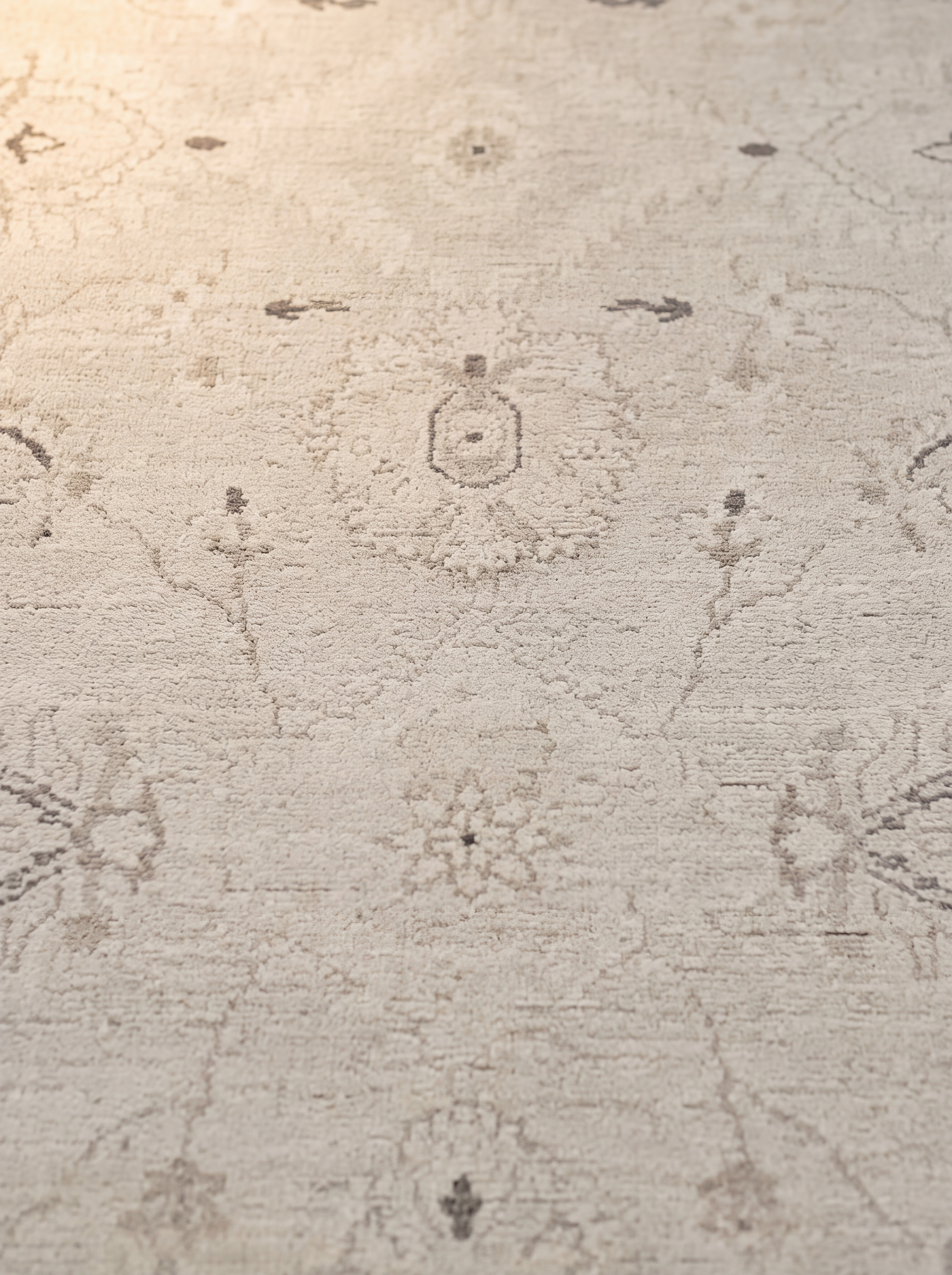 Chobi Ziegler All-Over Ivory, Peshawar, Pakistan (Chobi/Ziegler tradition) persian rug, in antique ivory, Wool, 183 × 274 cm (6'0" × 9'0"), Nasim Carpets Malaysia — view 3