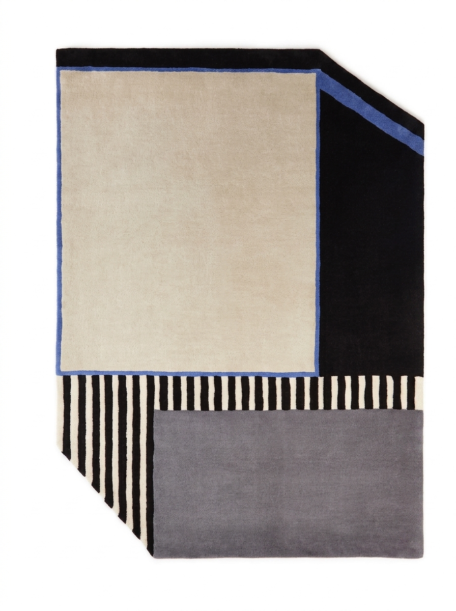 Frame on Frame, custom rug, 200 × 300 cm (6'7" × 9'10"), Nasim Carpets Malaysia