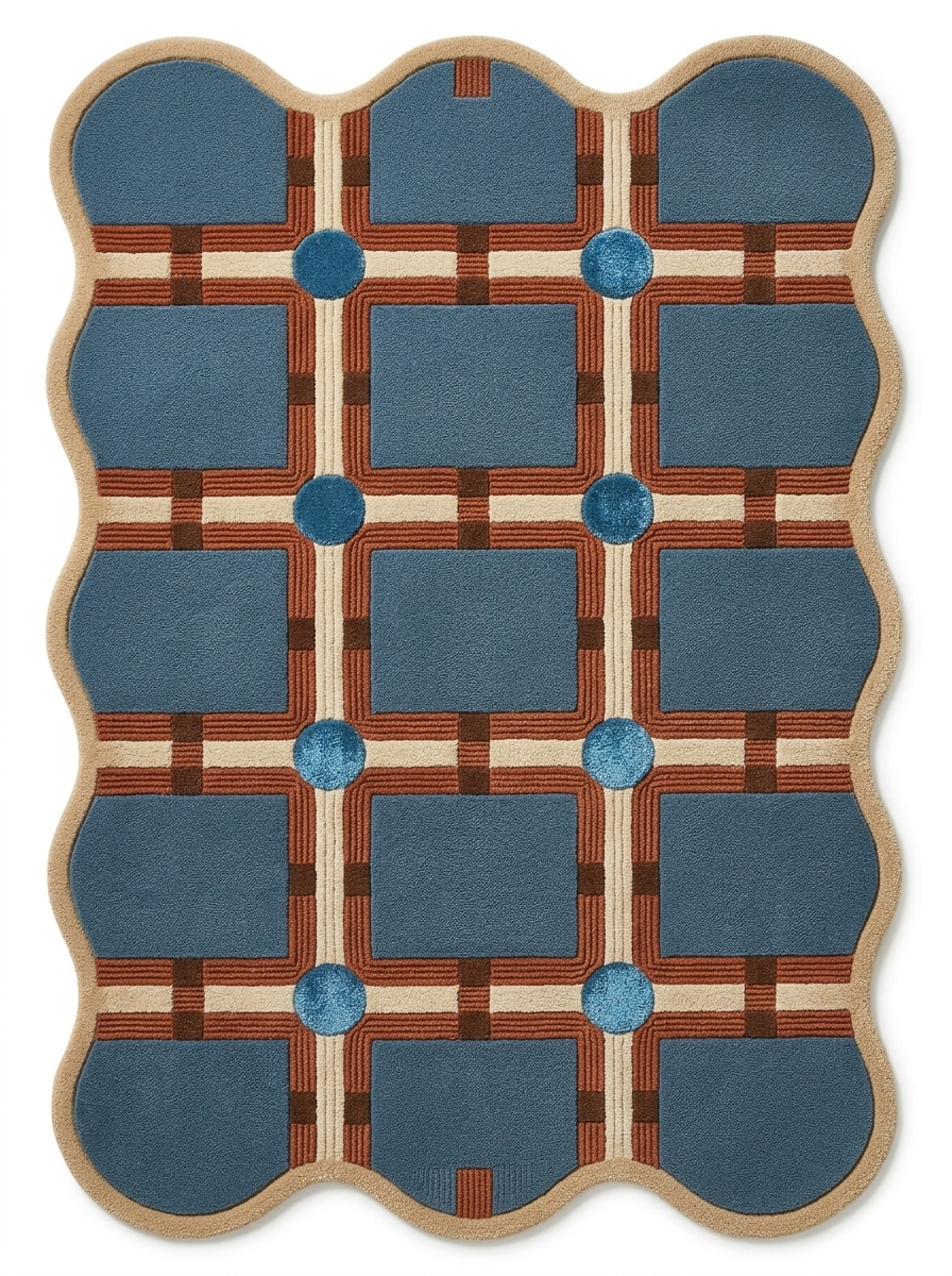 Lattice Garden, custom rug, 200 × 300 cm (6'7" × 9'10"), Nasim Carpets Malaysia