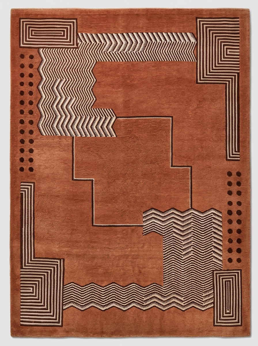 Ziggurats, custom rug, 200 × 300 cm (6'7" × 9'10"), Nasim Carpets Malaysia