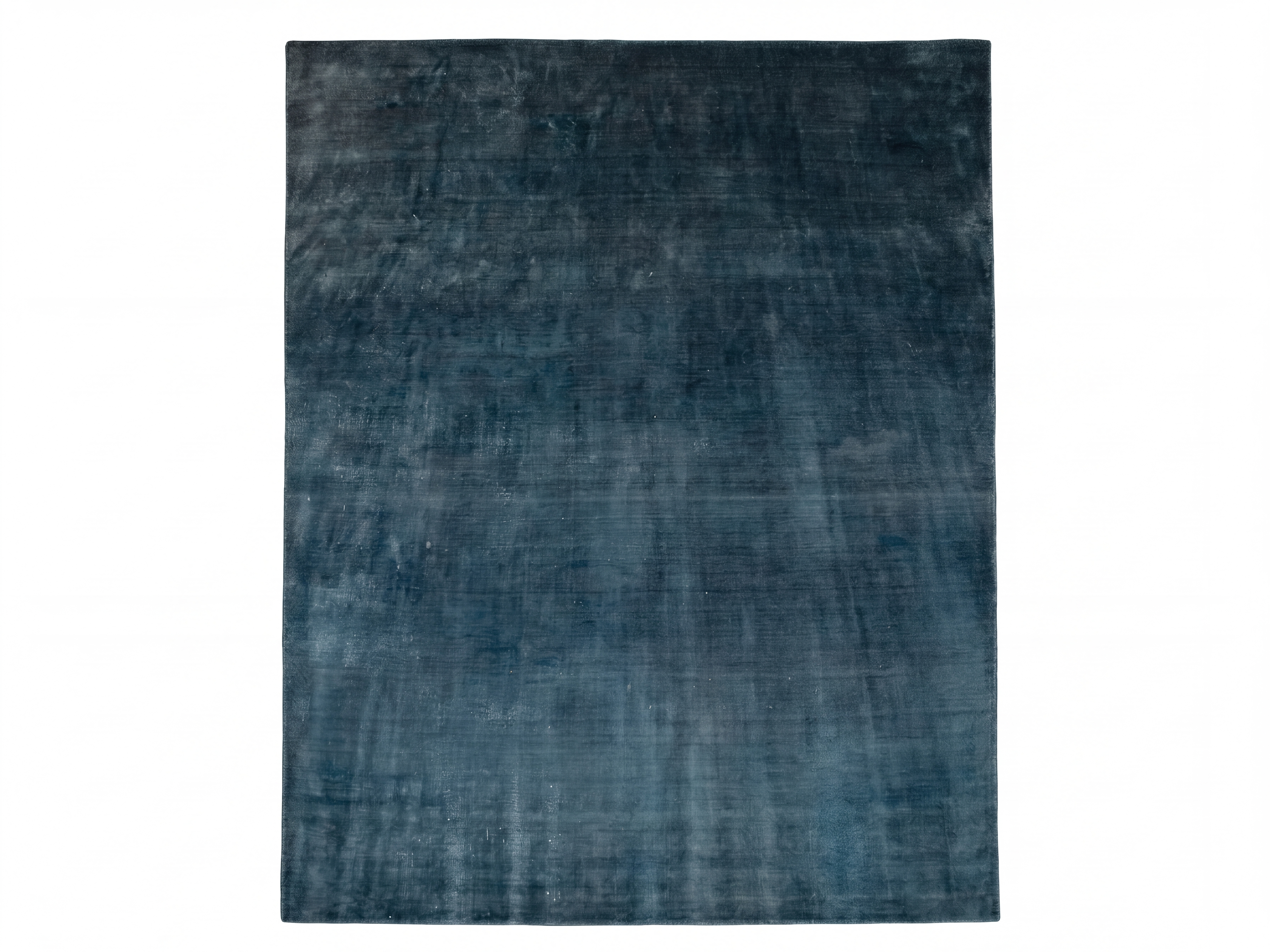 Modern Solid Teal, India modern rug, in teal blue, Wool & Pure Silk, 250 × 335 cm (8'2" × 11'0"), Nasim Carpets Malaysia — view 1