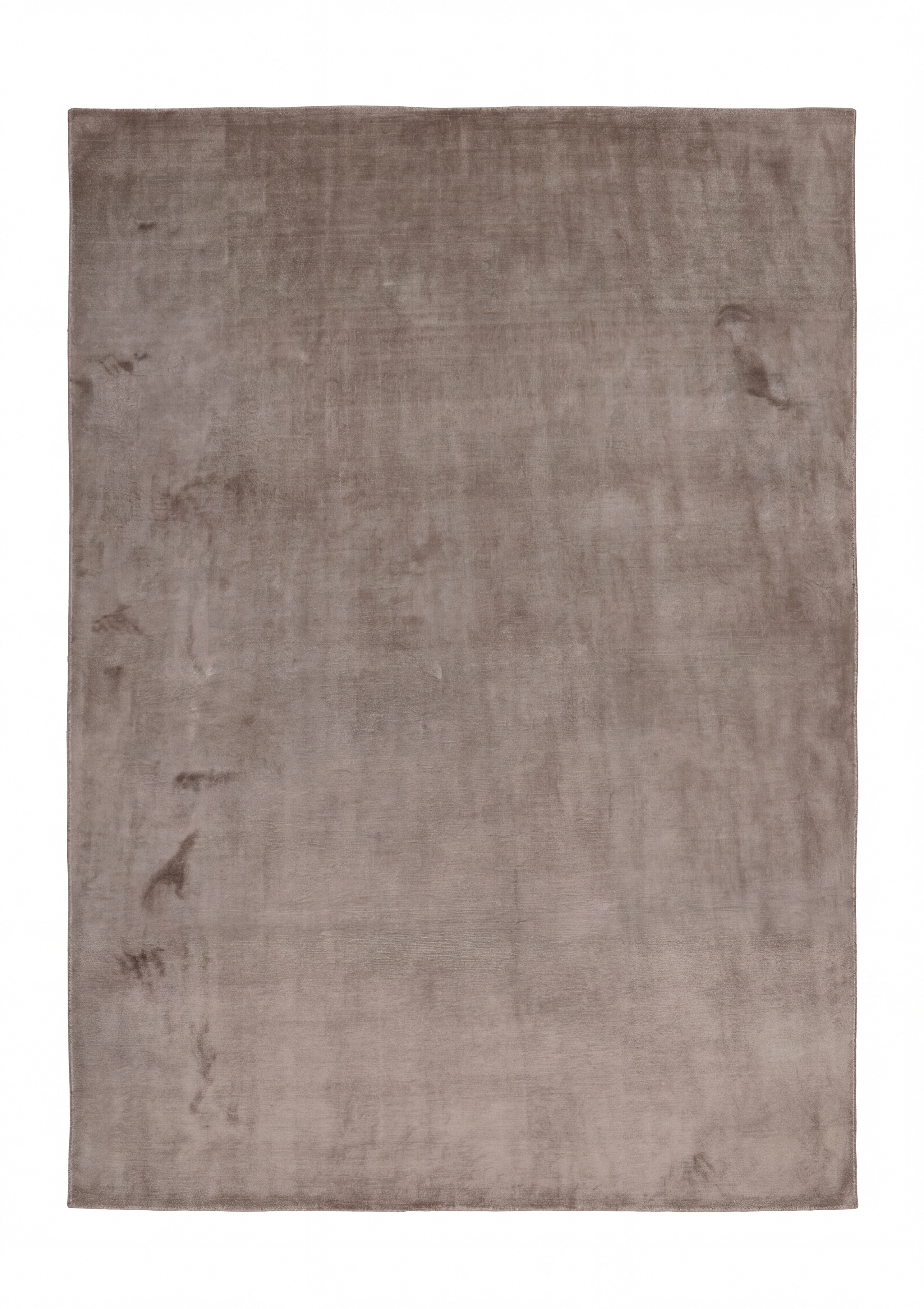 Indian Plain Solid Taupe, Bhadohi, India modern rug, in taupe, Wool & Pure Silk, 314 × 396 cm (10'4" × 13'0"), Nasim Carpets Malaysia — view 1
