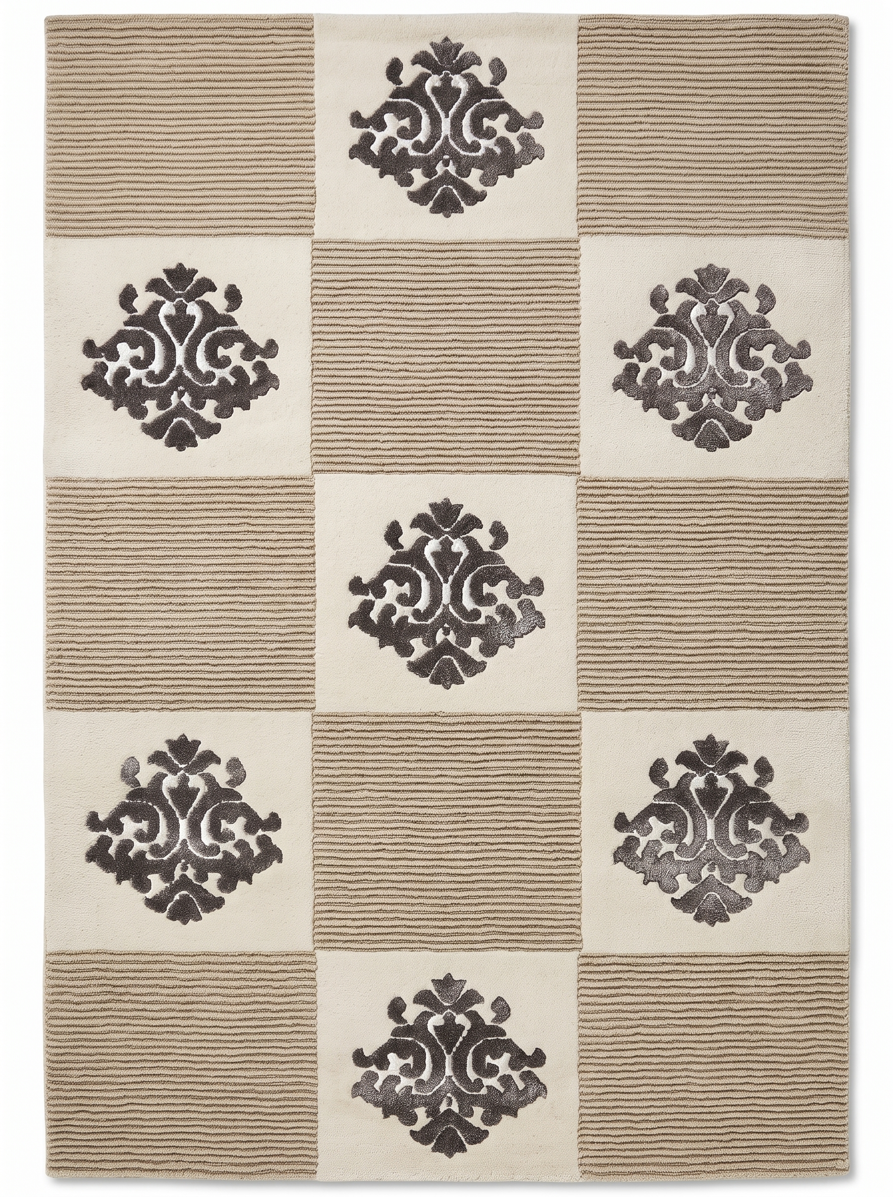 Medallion Parquet, custom rug, 200 × 300 cm (6'7" × 9'10"), Nasim Carpets Malaysia