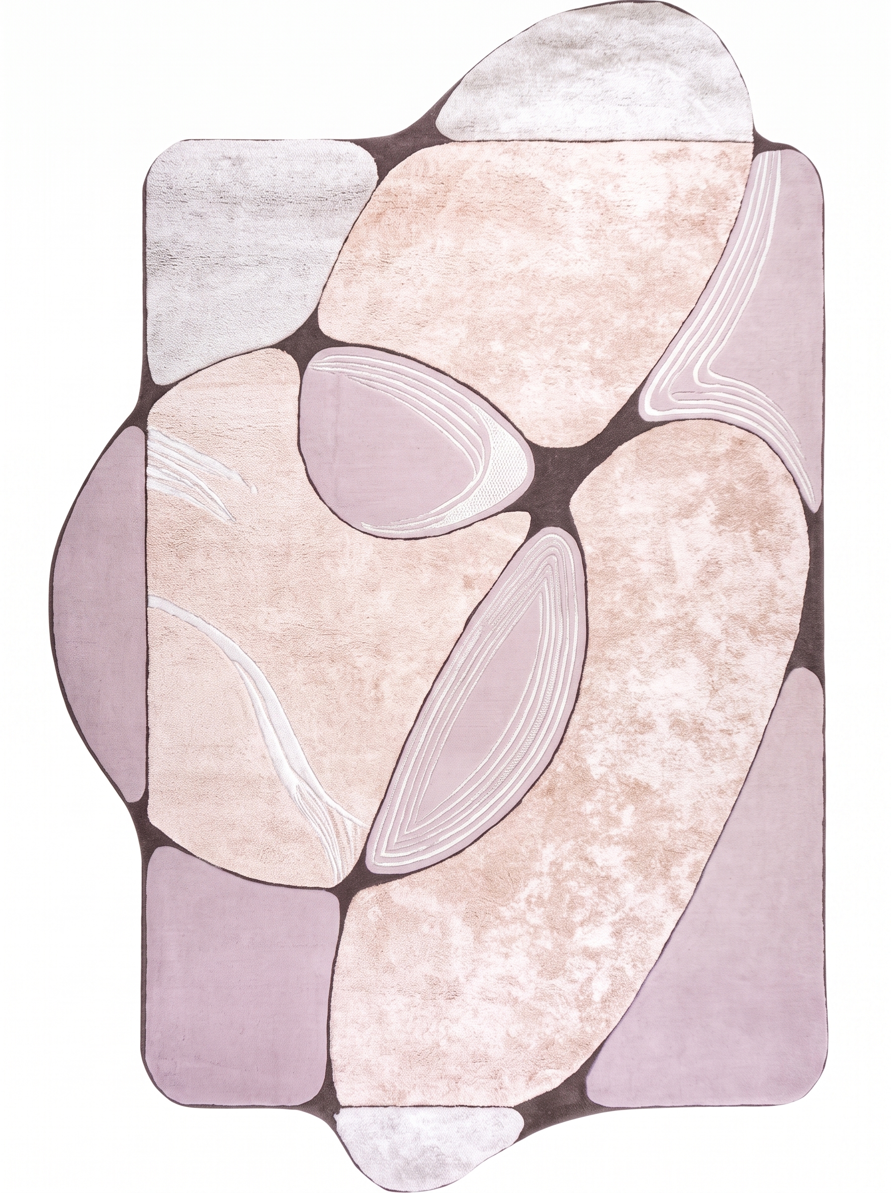 Cobble, custom rug, 200 × 300 cm (6'7" × 9'10"), Nasim Carpets Malaysia