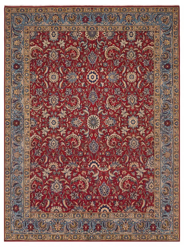 Kashan All-Over Crimson, Kashan, Isfahan Province, Iran persian rug, in ash, Wool, 203 × 310 cm (6'8" × 10'2"), Nasim Carpets Malaysia