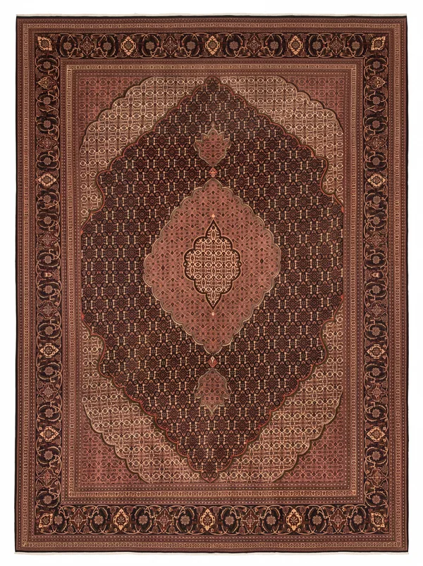 Tabriz Mahi Midnight Navy, Tabriz, Iran persian rug, in navy, Wool, 213 × 305 cm (7'0" × 10'0"), Nasim Carpets Malaysia