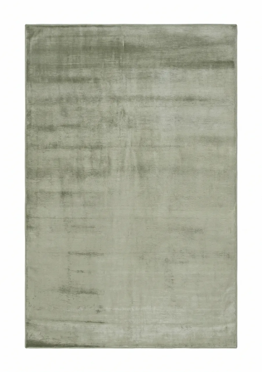 Anatolian Solid Sage Green, Turkey modern rug, in sage green, Bamboo Silk, 244 × 305 cm (8'0" × 10'0"), Nasim Carpets Malaysia — view 1