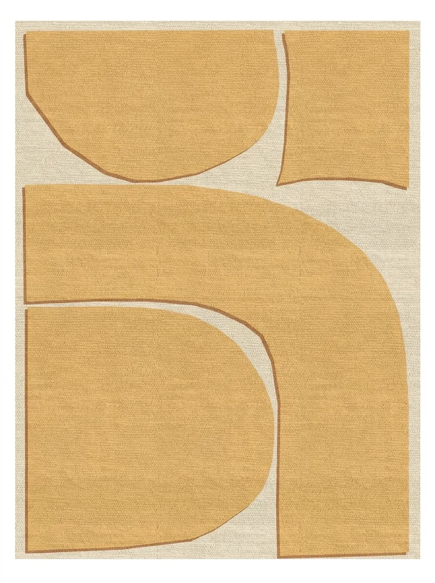 Arco, Nasim Custom Studio bespoke rug, NZ Wool & Bamboo Silk, 91 × 152 cm (3'0" × 5'0"), Nasim Carpets Malaysia — view 1