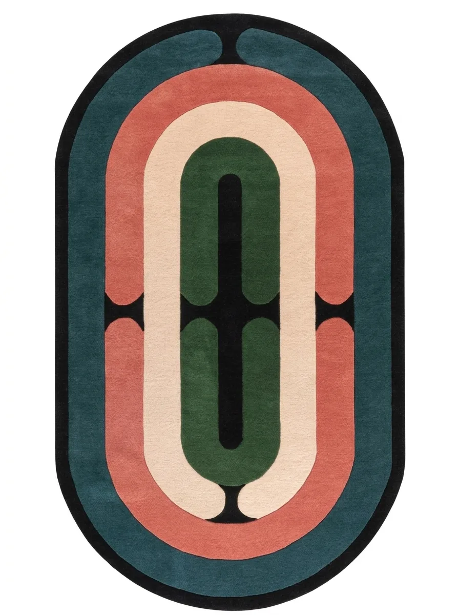 Capsule, Nasim Custom Studio bespoke rug, NZ Wool & Bamboo Silk, 91 × 152 cm (3'0" × 5'0"), Nasim Carpets Malaysia — view 1