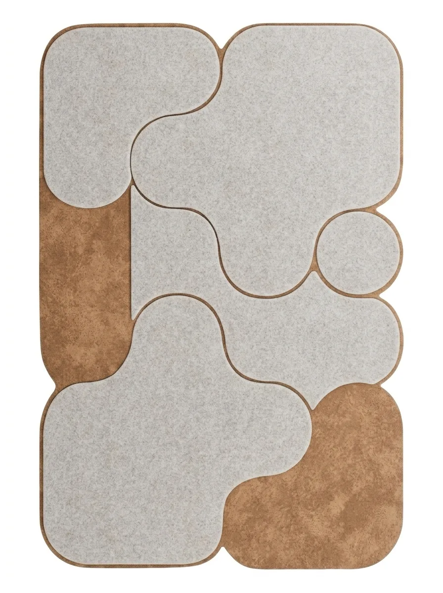 Confluence, Nasim Custom Studio bespoke rug, NZ Wool & Bamboo Silk, 91 × 152 cm (3'0" × 5'0"), Nasim Carpets Malaysia — view 1