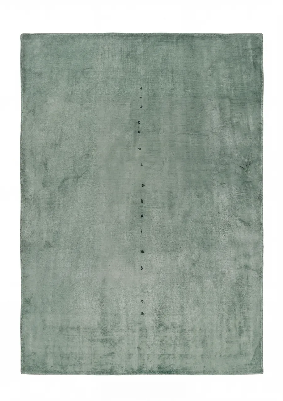 Nepal Solid Sage, Kathmandu, Nepal modern rug, in sage green, Pure Silk, 213 × 305 cm (7'0" × 10'0"), Nasim Carpets Malaysia — view 1