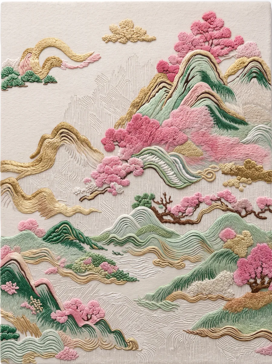 Yama, Nasim Custom Studio bespoke rug, NZ Wool & Bamboo Silk, 91 × 152 cm (3'0" × 5'0"), Nasim Carpets Malaysia — view 1