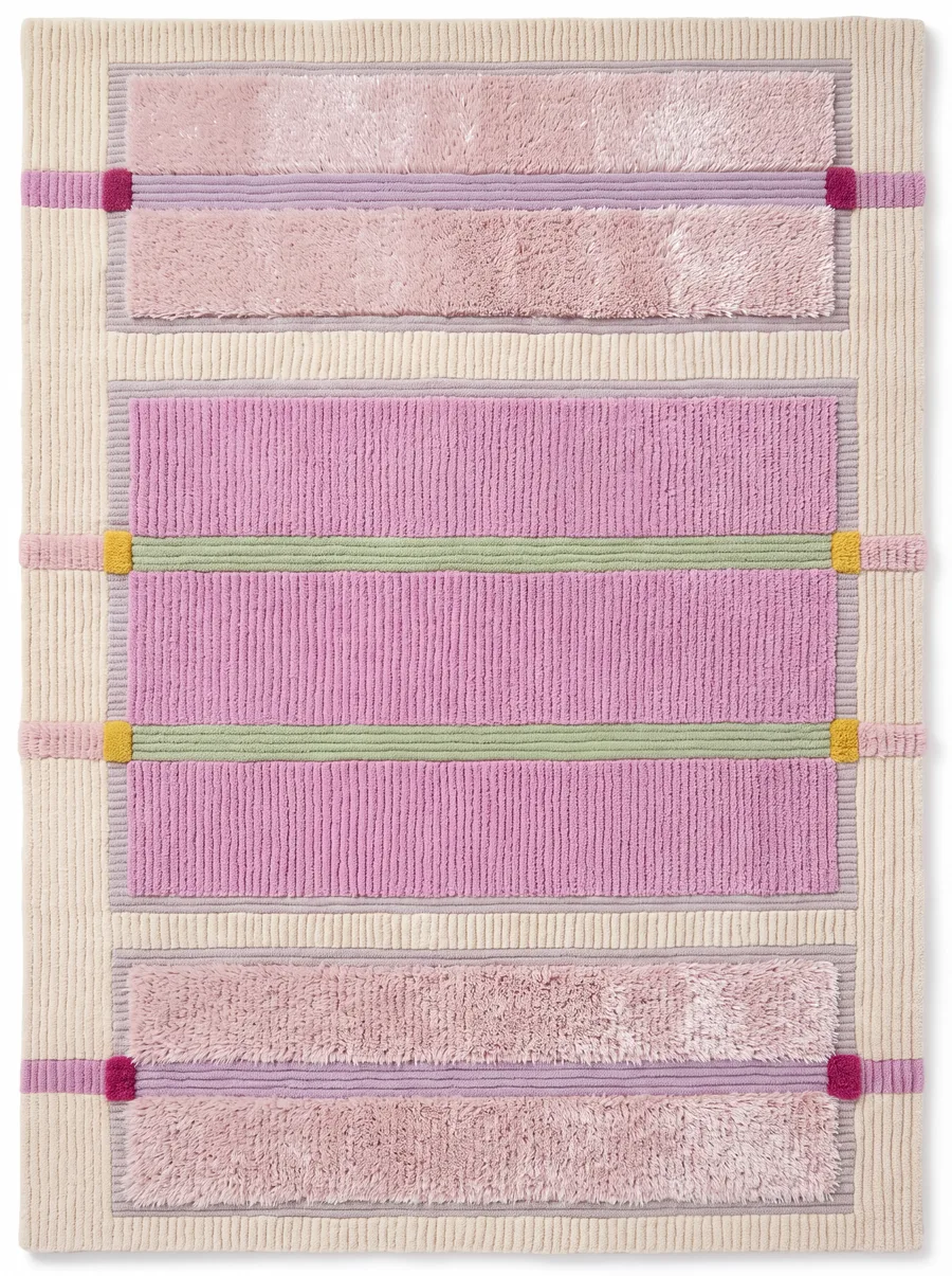 Kirby, Nasim Custom Studio bespoke rug, NZ Wool & Bamboo Silk, 91 × 152 cm (3'0" × 5'0"), Nasim Carpets Malaysia — view 1